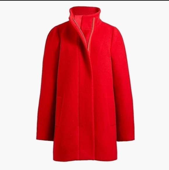 J. Crew | City Coat Red - Picture 4 of 5